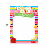 Twotti Fruity Theme Birthday Party Selfie Photo Booth Frame