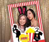 Ready to Pop Party Selfie Photo Booth Frame & Props