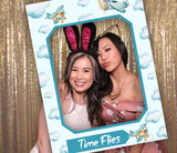 Theme Birthday Party Selfie Photo Booth Frame & Props