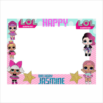 LOL Party Theme Birthday Party Selfie Photo Booth Frame