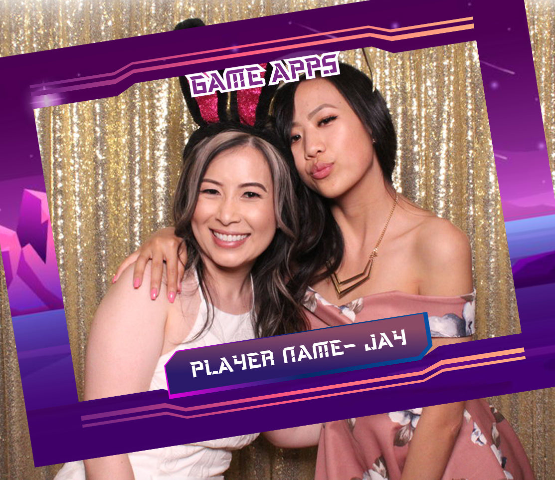 Gaming Theme Birthday Party Selfie Photo Booth Frame