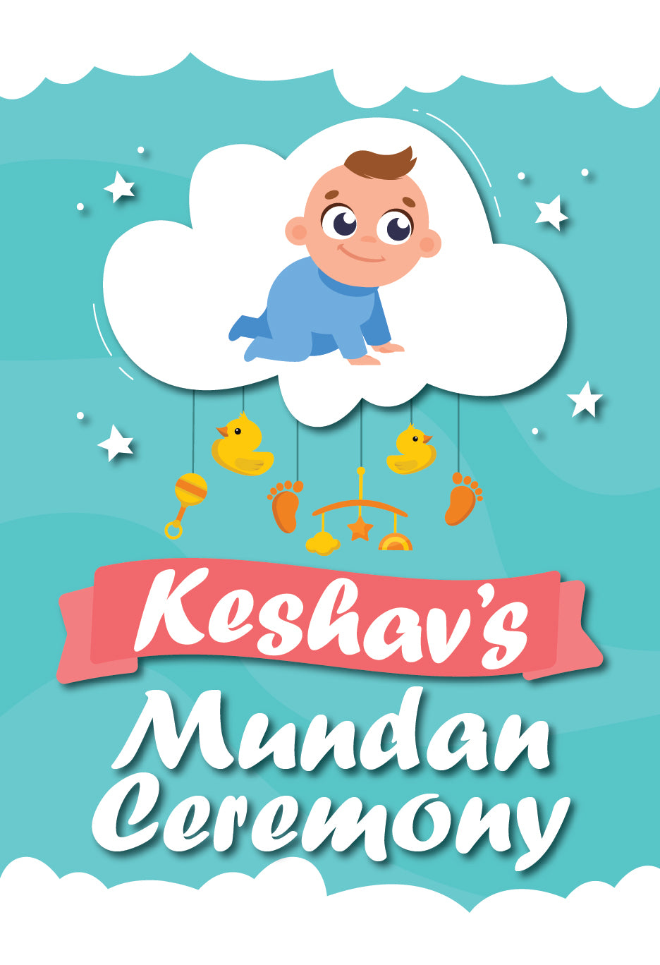 Mundan Ceremony  Poster Decoration Photo Prop