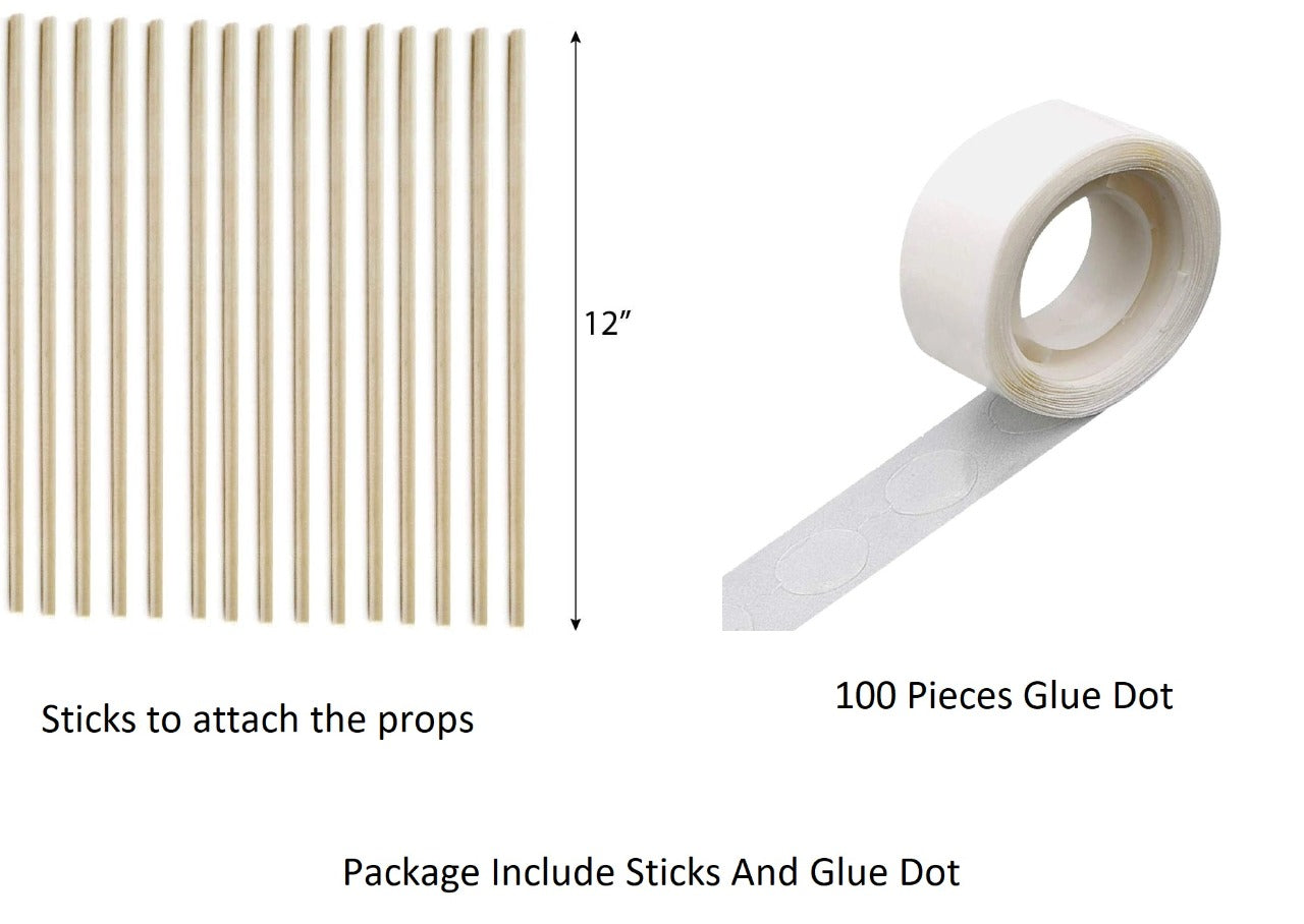 70Th Milestone  Birthday Party Photo Booth Props Kit
