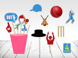 Cricket Theme Birthday Party Photo Booth Props Kit
