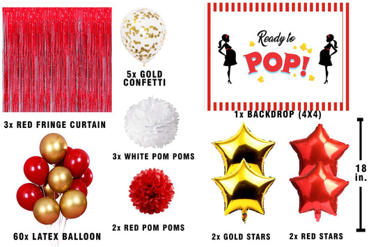 Ready to Pop Party Complete Decoration Kit 