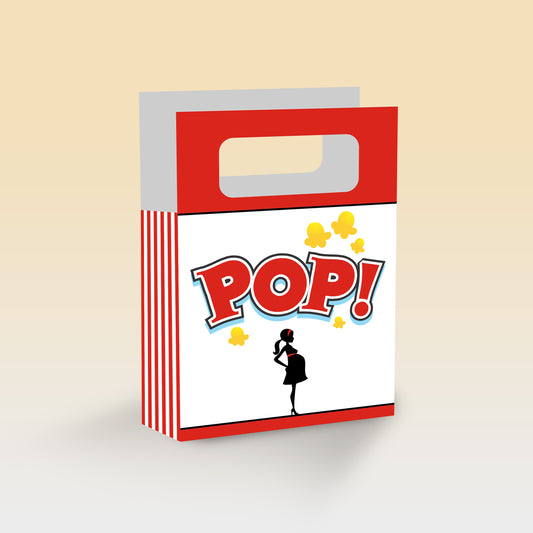 Ready To Pop Theme Based Favor Box/Return Gift Bag - Pack Of 6