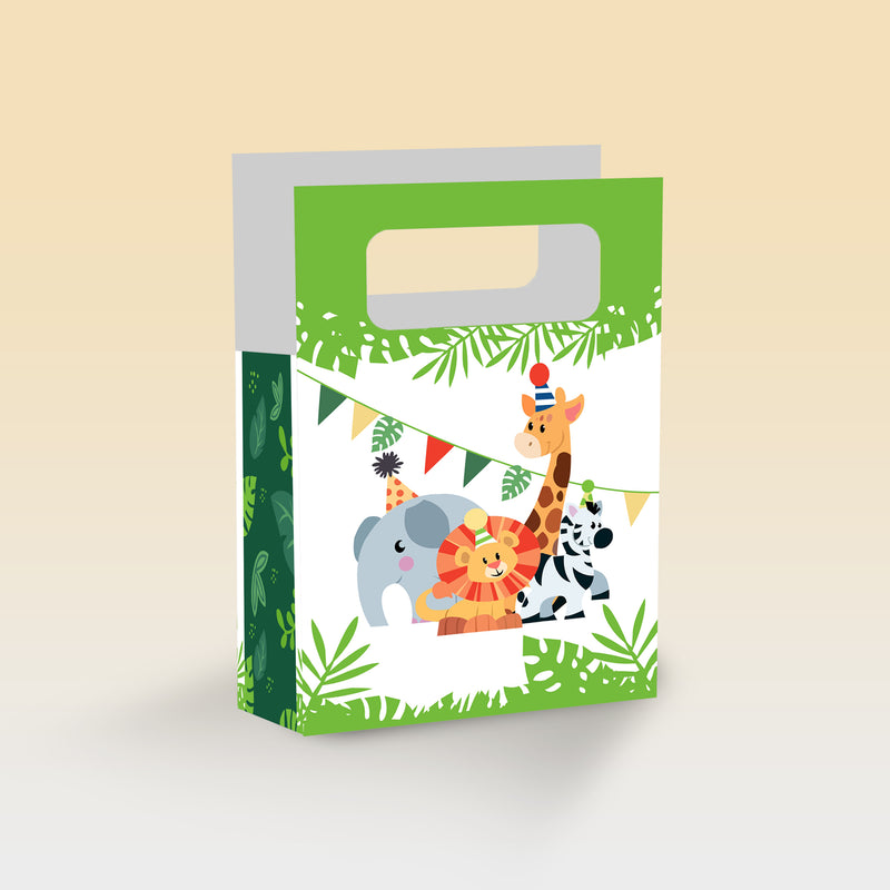 Jungle Theme Based Favor Box/Return Gift Bag