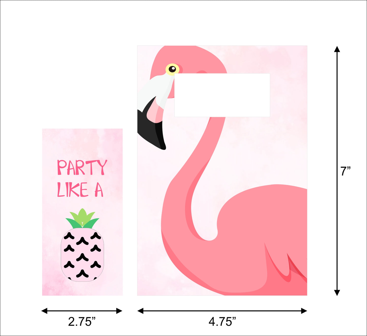 Let'S Flamingo Theme Based Favor Box/Return Gift Bag - Pack Of 6