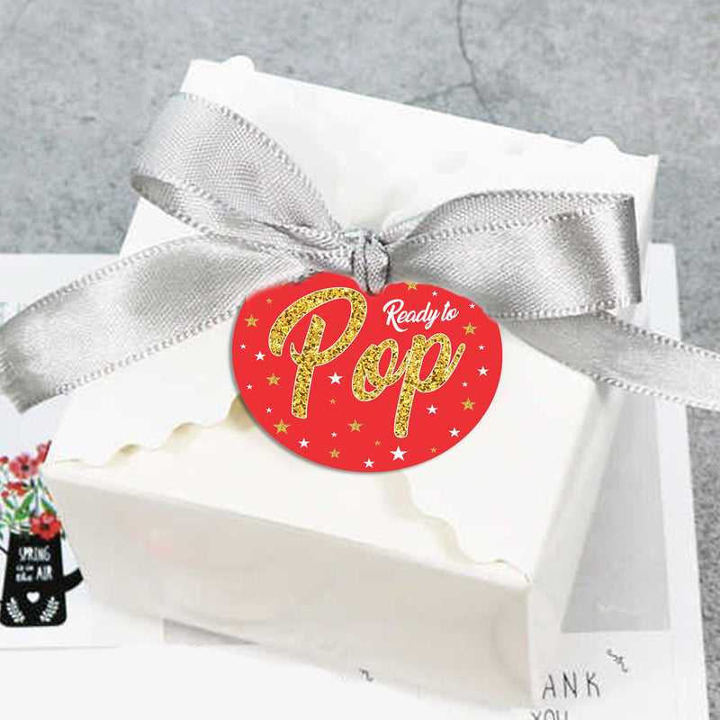 Ready to Pop Party Thank You Gift Tags 