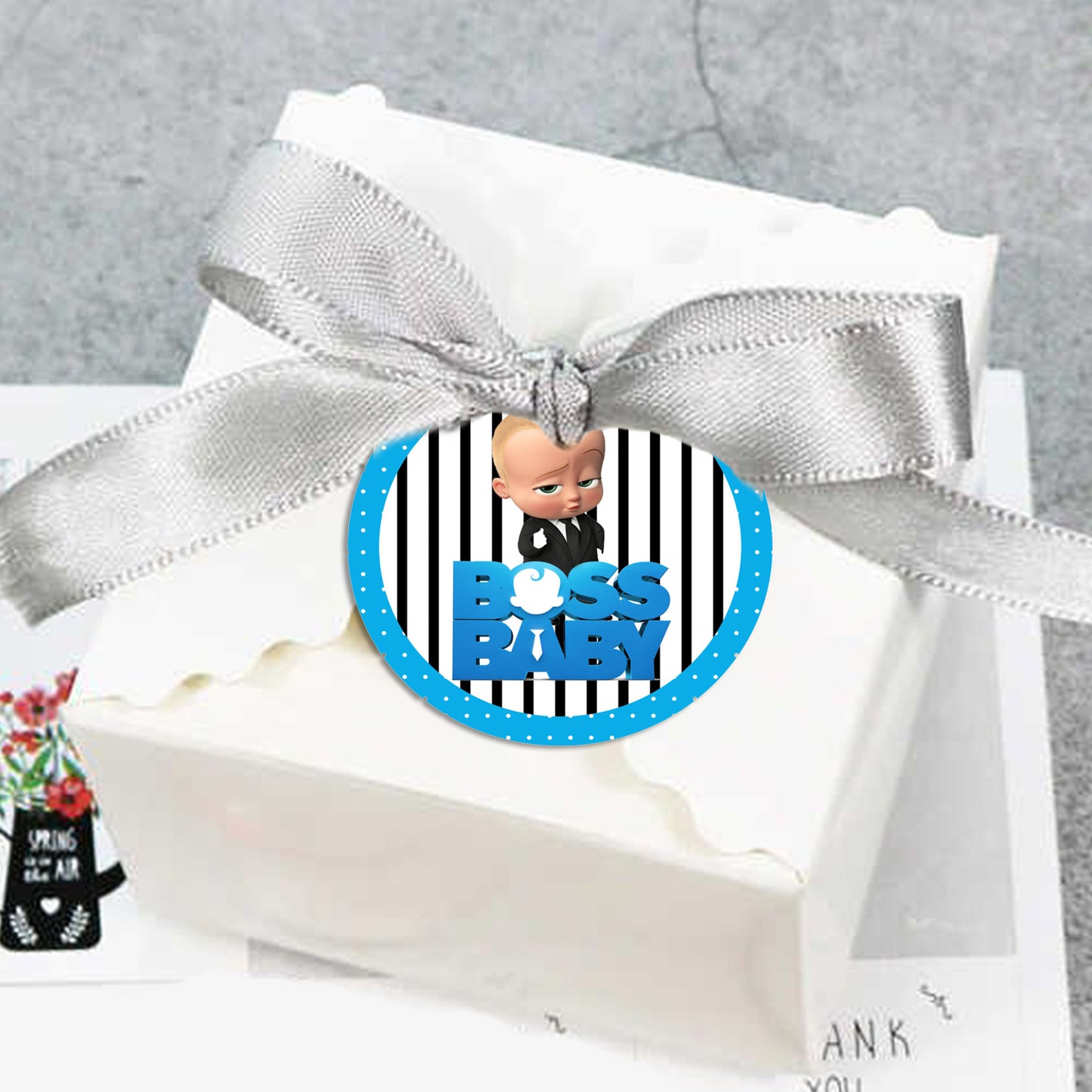 Boss Baby Birthday Party Thank You Gift Tags