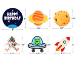 Space Theme Birthday Party Cake Topper /Cake Decoration Kit