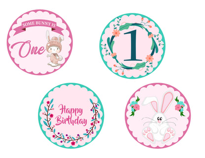 Some Bunny Is One Birthday Party Paper Decorative Straws