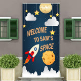 Space Customized Welcome Banner Roll up Standee (with stand)