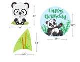 Panda Theme Birthday Party Table Toppers for Decoration