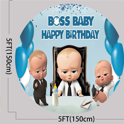 Boss Baby Theme Birthday Party Backdrop