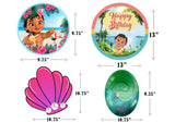 Moana Theme Birthday Party Hangings