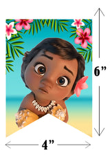 Moana Theme Birthday Party Banner for Decoration