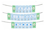 Personalized Some Bunny is One -Boys Banner For Birthday Decoration I Happy Birthday Banner