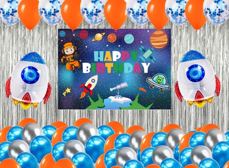 Space Theme Birthday Party Complete Party Set for Boys