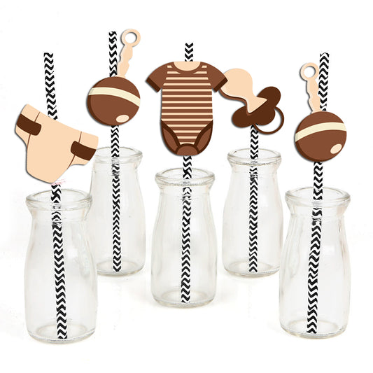 Oh Baby Party Paper Decorative Straws