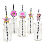 LOL Party Theme Birthday Party Straws