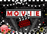 Movie Night Theme Table Mats for Decorations