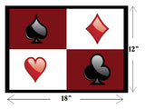 Casino/Card Party Table Mats For Decorations