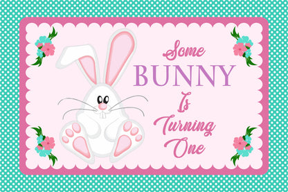 Some Bunny Is One Birthday Table Mats for Decoration