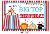 Carnival Theme Birthday Party Table Mats for Decoration