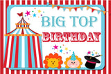 Carnival Theme Birthday Party Table Mats for Decoration