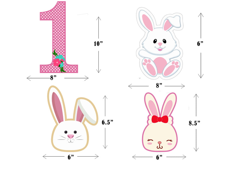 Some Bunny Is One theme Birthday Party Table Toppers for Decoration