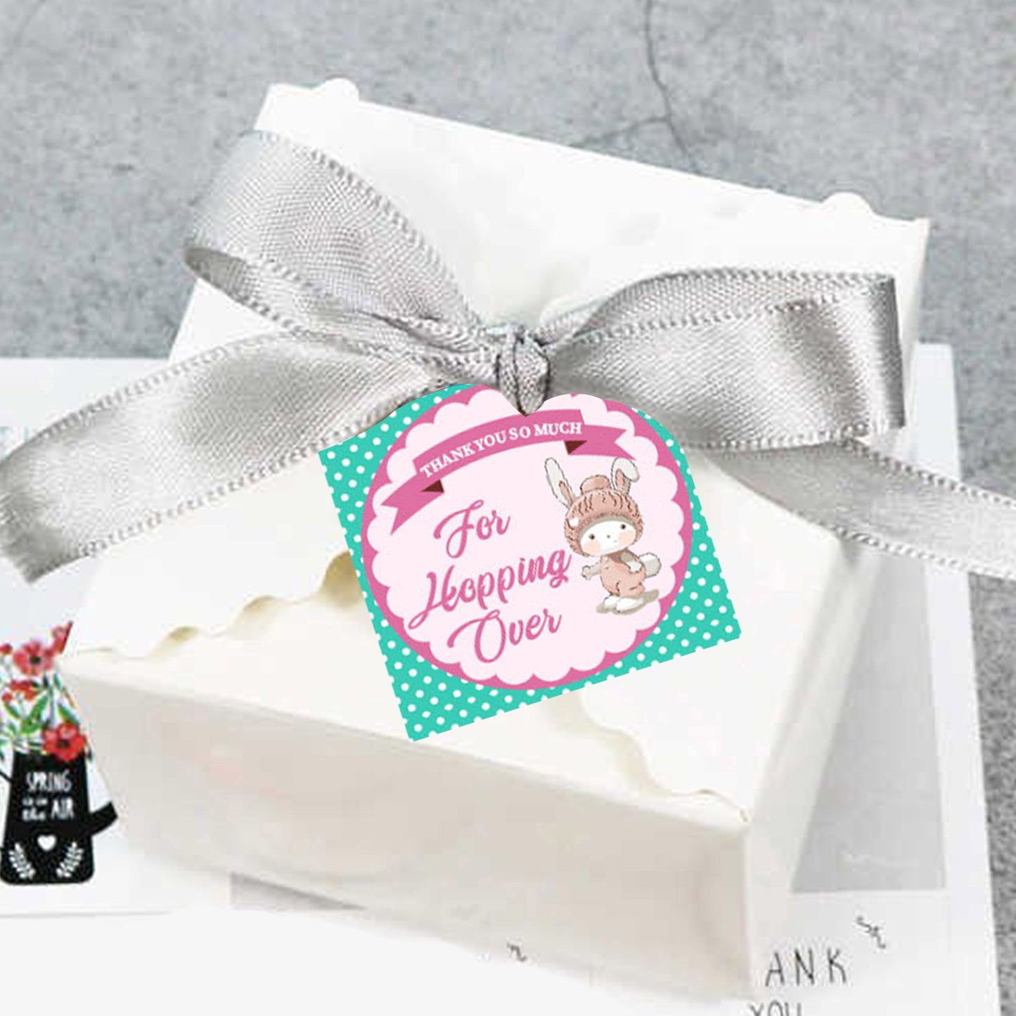 Some Bunny Is One Birthday Party Thank You Gift Tags