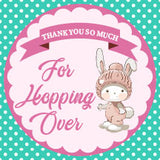 Some Bunny Is One Birthday Party Thank You Gift Tags