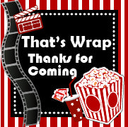 Movie Night Theme Favor Gift Tags