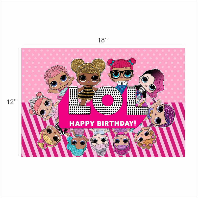 LOL Party Theme Birthday Party Table Mats