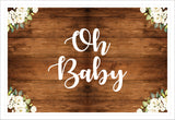 Oh Baby Party Backdrop 