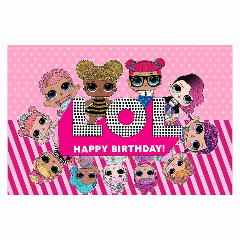 LOL Party Theme Birthday Party Table Mats