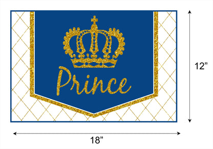 Prince Birthday Table Mats for Decoration