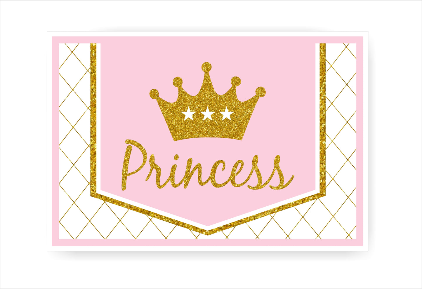Princess Birthday Table Mats for Decoration
