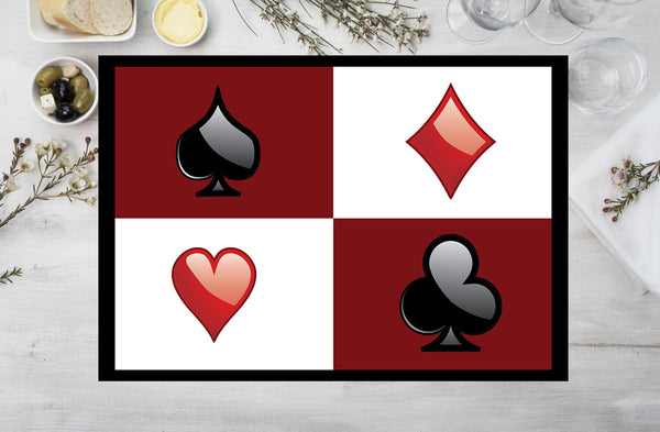 Casino/Card Party Table Mats For Decorations