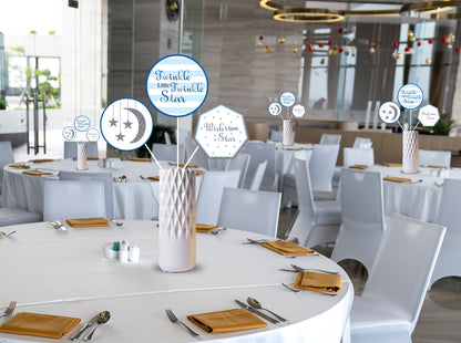 Twinkle Twinkle Little Star theme Birthday Party Table Toppers for Decoration