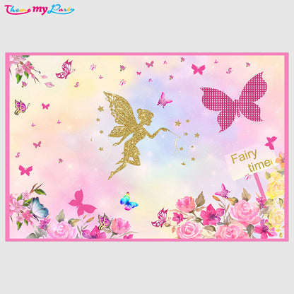 Butterflies & Fairies Theme Birthday Table Mats for Decoration