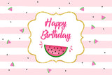 One In A Melon Theme Birthday Table Mats for Decoration