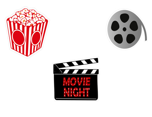Movie Night Theme Table Topper for Decoration