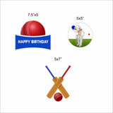 Cricket Theme Birthday Party Table Toppers