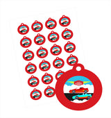 Cars Birthday Party Thank You Gift Tags