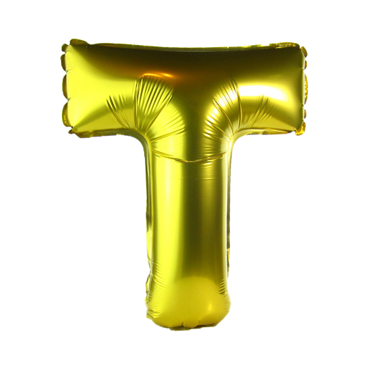 16 Inch T Alphabet Letter Balloons Birthday Balloons Gold Foil Letter Balloons Birthday Party Decorations Kids