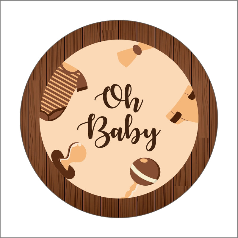 Oh Baby Party Thank You Gift Tags 
