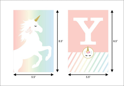 Personalized Unicorn -Girls Banner For Birthday Decoration I Happy Birthday Banner