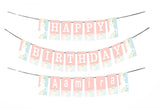 Personalized Unicorn -Girls Banner For Birthday Decoration I Happy Birthday Banner